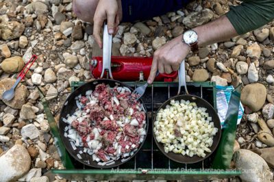 Newton County, AR - April 30: A two-day float and camp on the Buffalo National River in Newton County, AR on April 30, 2022. (Photo by Will Newton/ADPHT)