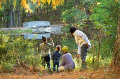 Time outside can be important family time and help kids learn healthy lifestyle tools.