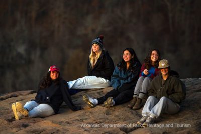 Kingston, AR - November 6: Camping at Hawksbill Crag/Whitaker Point in Kingston, AR on November 6, 2022. (Photo by Will Newton/ADPHT)