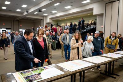 Public viewing of possible plans.