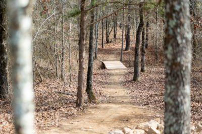Trails in the area are currently under construction.