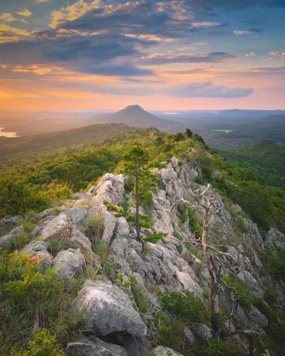 Rattlesnake Ridge looking east toward Pinnacle Mountain.