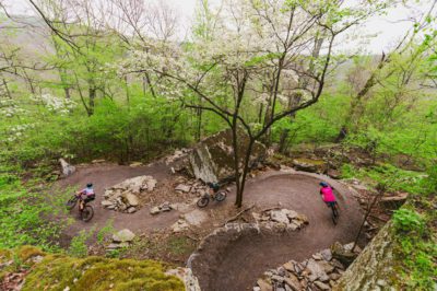 Monument Trails at Devil's Den State Park.