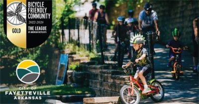 Fayetteville named first gold-level Bicycle Friendly Community in Arkansas