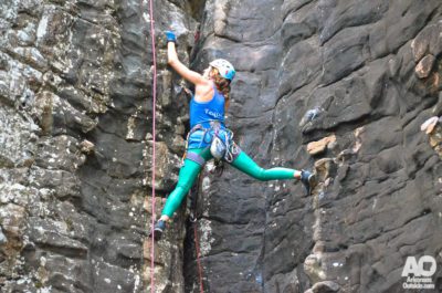 Climbing at Horseshoe Canyon Ranch.