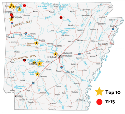 Top 15 Map