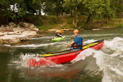 Fun at the Siloam Springs Kayak Park.