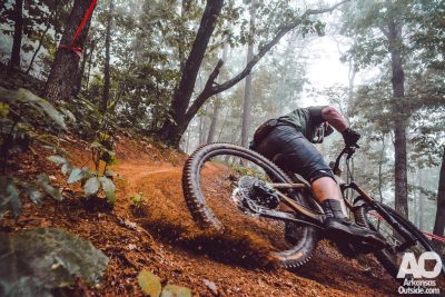 Stage 2 allowed local riders the chance to ride Ox Pull downhill, a trail that is normally an uphill only trail.