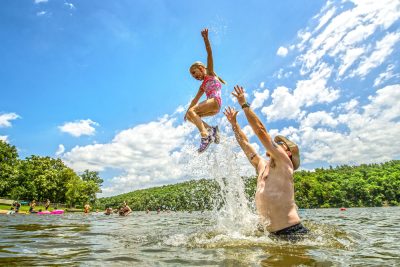 Lake Bennett. Arkansas lake beach closures