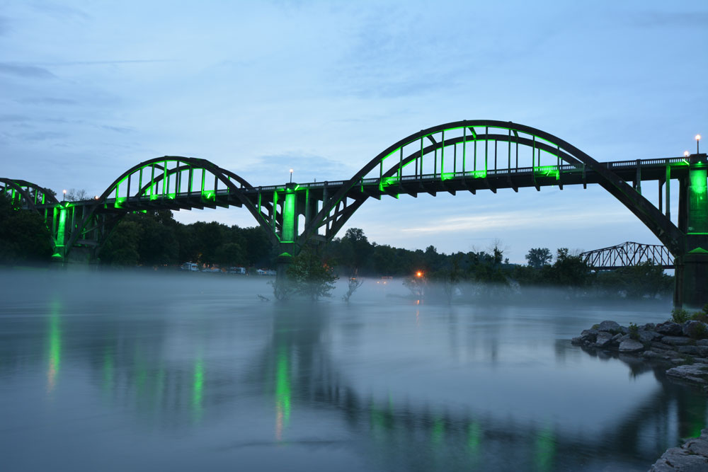 The iconic Cotter Bridge.