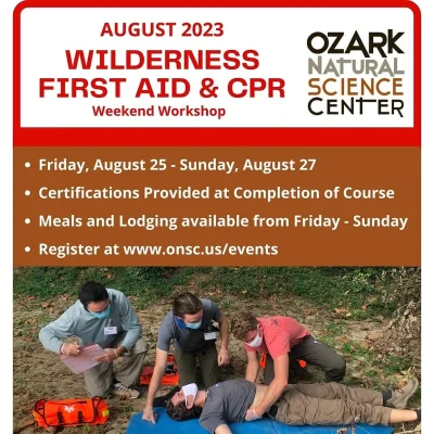 Wilderness First Aid and CPR Weekend Workshop