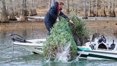 Add some holiday cheer to your favorite fishing hole