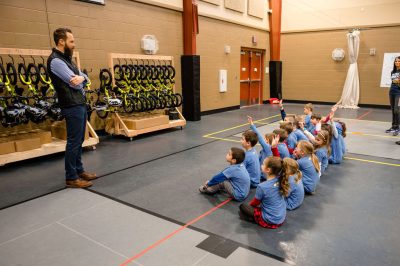 Images from a similar event at Cooper Elementary.