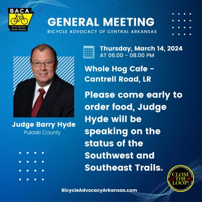 Bicycle Advocacy of Central Arkansas - General Meeting