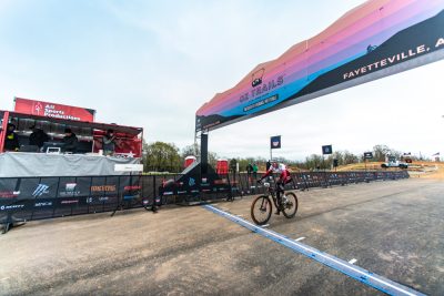 The finish line.
