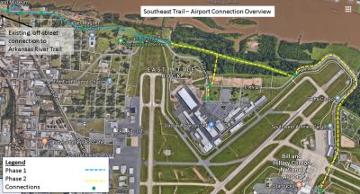 Phase one of the project will go from near the Clinton Presidential Library to East 6th Street at East End Park.
