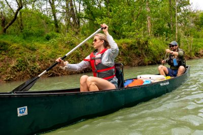 Floating the Buffalo National River.