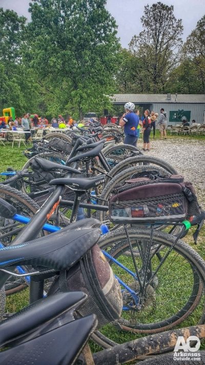 Bike porn and revelers.