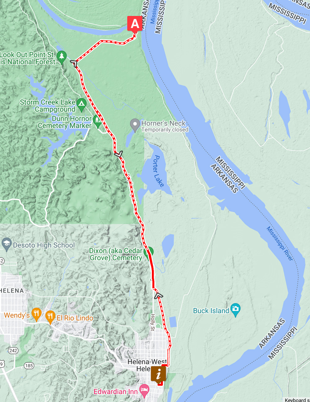 Delta Dash course map.