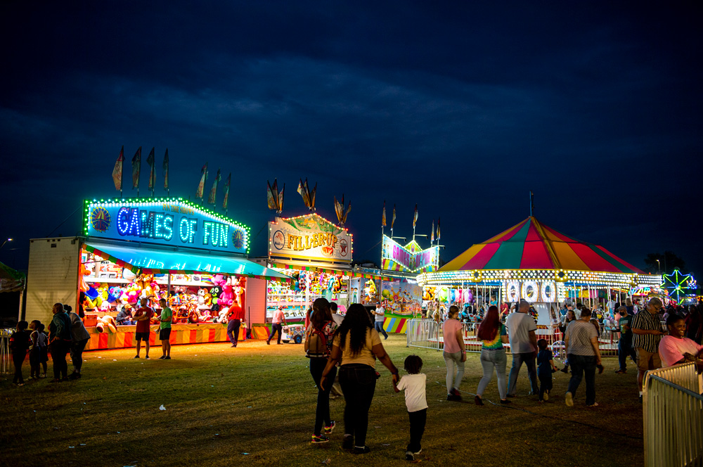 Pulaski County Fair at Riverfront Park in North Little Rock.