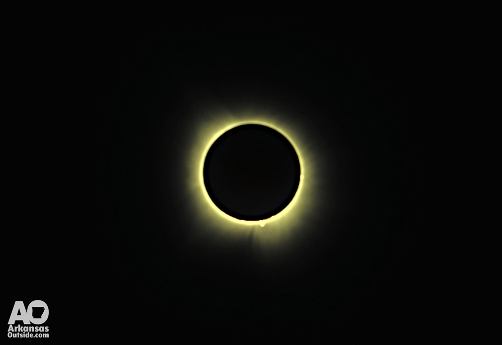 Eclipse 2024, Camp Robinson, North Little Rock.