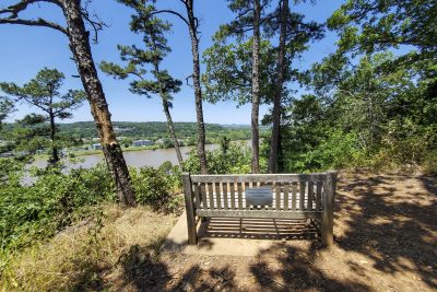 Breathtaking views from the Highland Trail in Emerald Park atop Fort Roots.
