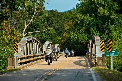 The Mulberry River Bridge at Turner Bend.