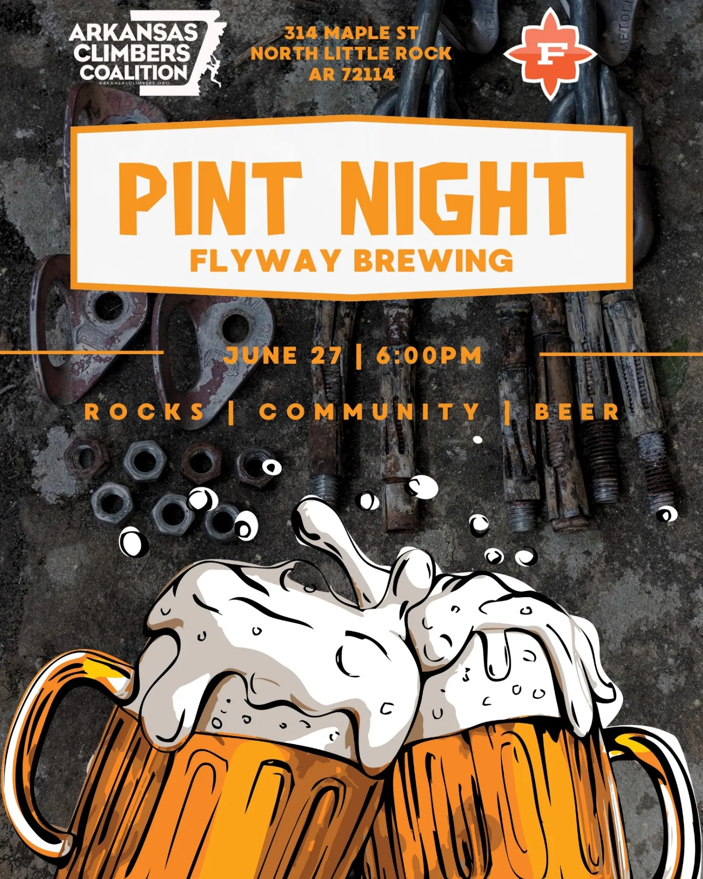 Pint Night with the Arkansas Climbers Coalition