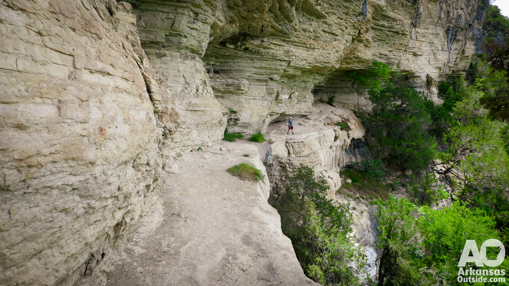 Exploring the Goat Trail.