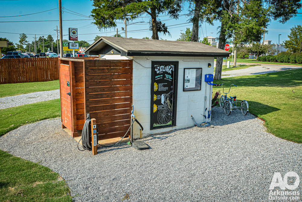 Repair and wash station.