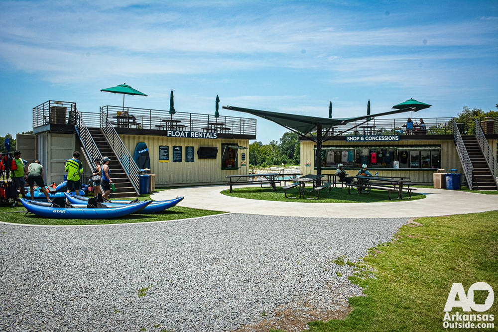 The concessionaire stand at WOKA.