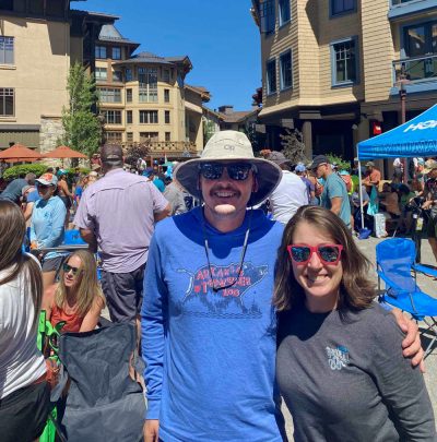 Erich and Ashley at Western States Endurance Run.