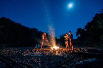 Camping on the Buffalo National River.