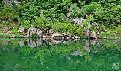 River scene at Tyler Bend in Searcy County.