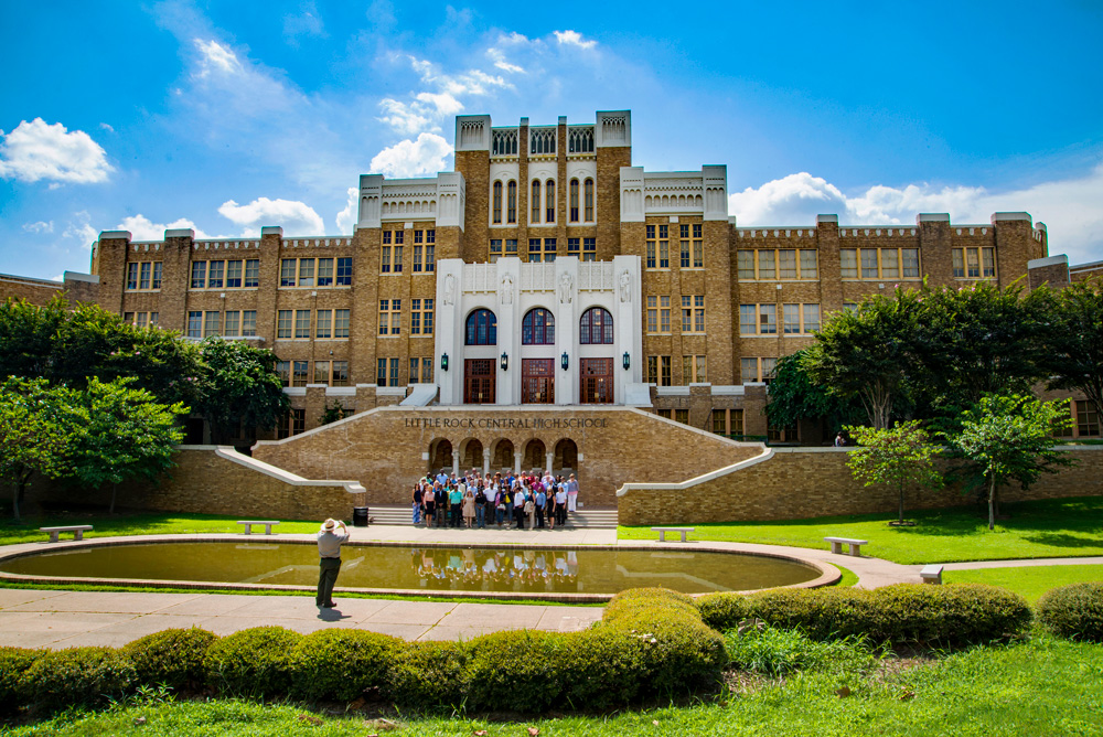 Ranger-led tour at Little Rock Central High School National Historic Site.