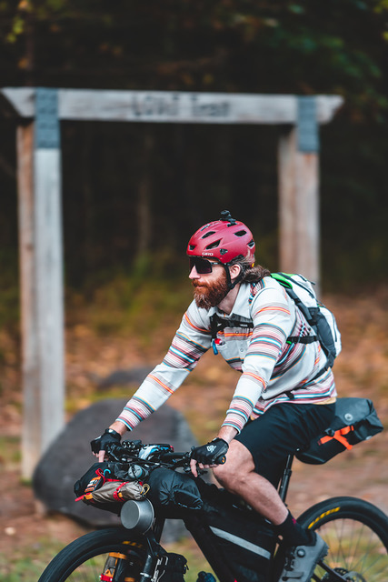 Eric Dietz competes in the race. Photo by Kai Caddy.
