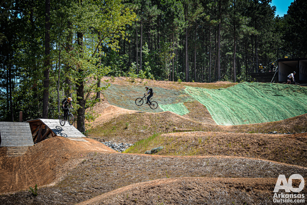 Opening day at Benton Bike Park in Benton, AR.