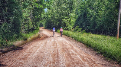 Riding the Arkansas Delta in the Saint Francis National Forest.