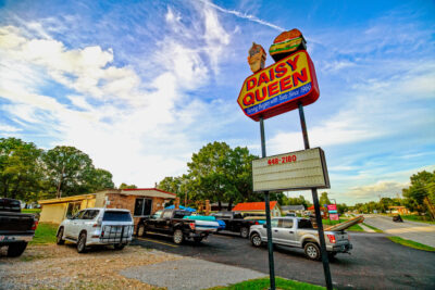 Need a quick meal on the way to the Buffalo National River? Stop by the Daisy Queen in Marshall, AR.