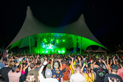 Deadmau5 in concert at The Momentary.