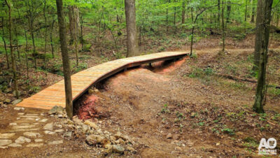 One of the new bridges on the North Trail at Boyle Park.