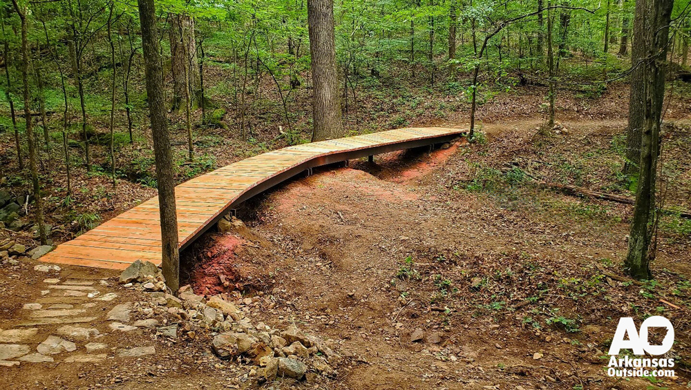 One of the new bridges on the North Trail at Boyle Park.