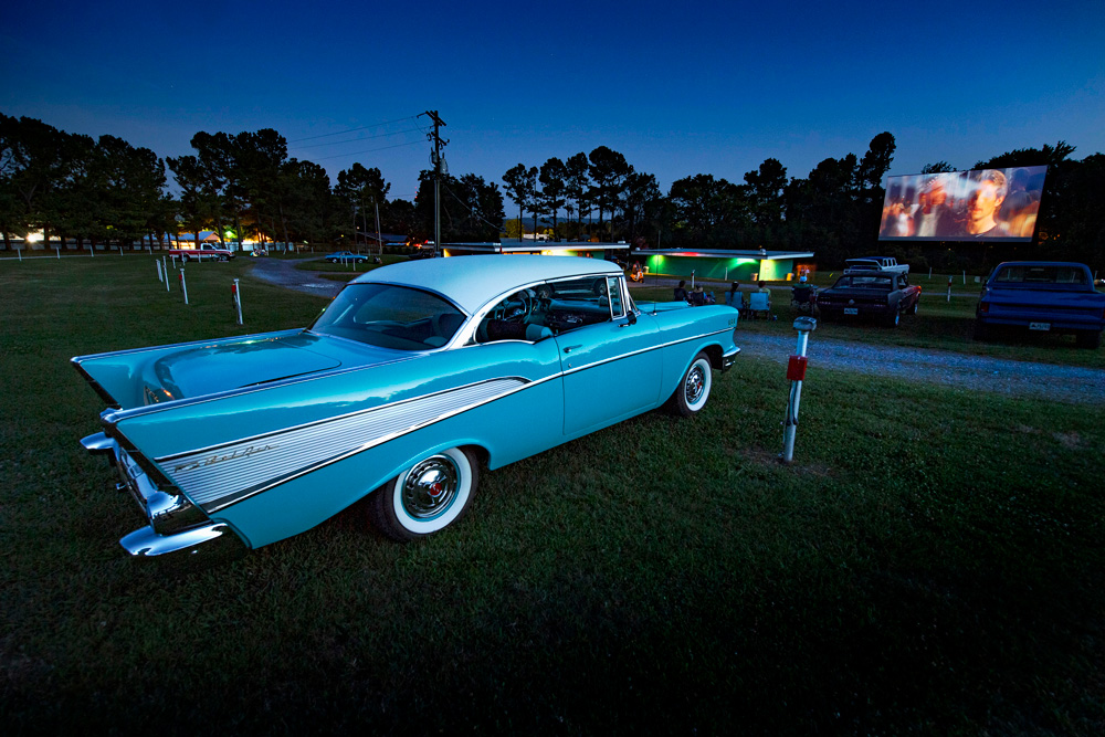 Enjoy the unique experience of the Kendra Drive-In Movie Theater.