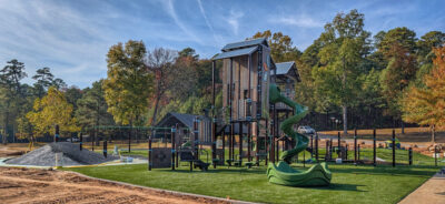 New playground at Boyle Park getting the finishing touches.