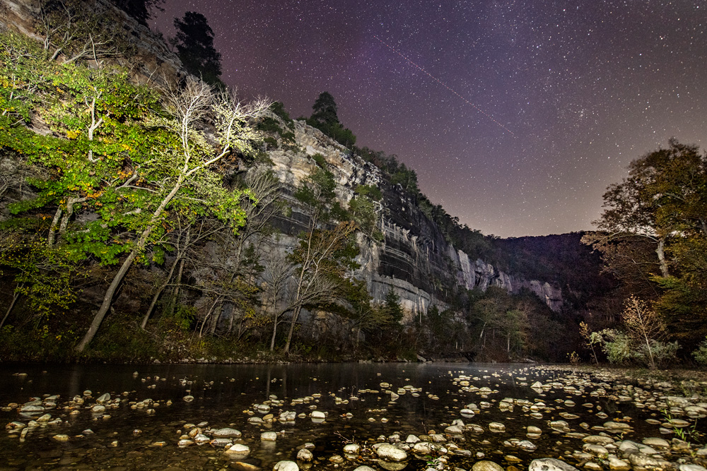 Night shot at Steele Creek. (Photo courtesy of ADPHT)