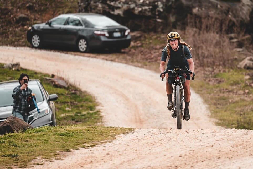 Meaghan Hackinen riding Doom. Photo courtesy of Kai Caddy.