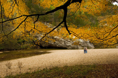 Strolling along the Sylamore Creek at Blanchard Springs Recreation Area is its own reward.