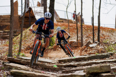 Training at Slaughter Pen in Bentonville, Arkansas. Photo courtesy of Kate Austin Photography.
