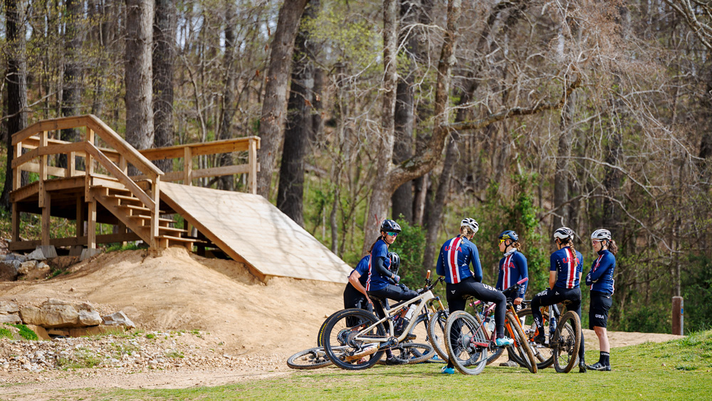 Bentonville welcomes Team USA Mountain Bike Olympians for historic celebration