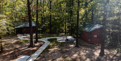 The Cabins at Storm Creek. Photo courtesy of the Arkansas Department of Parks, Heritage and Tourism.